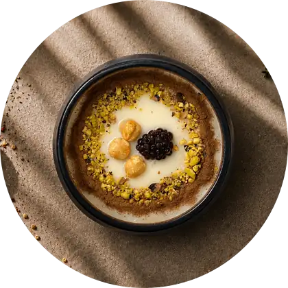 Milchreis — Sämig, warm, mäßig süß.